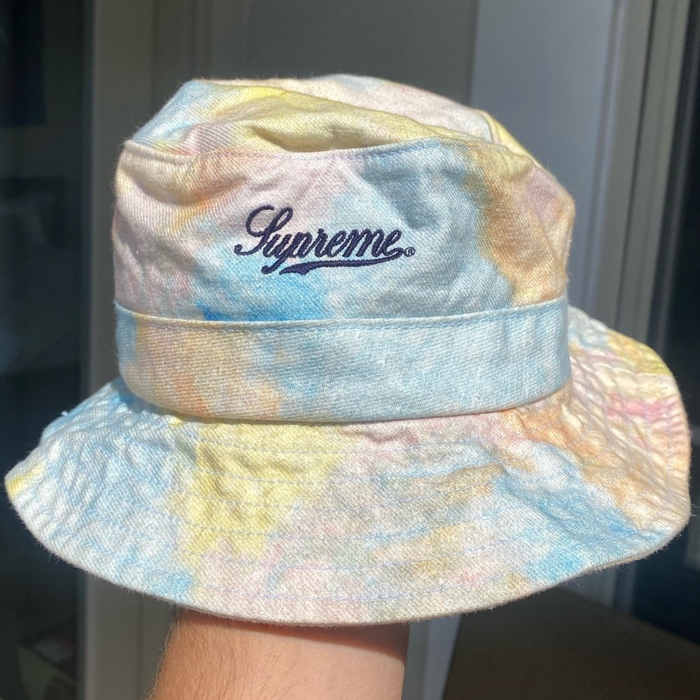 Supreme Multicolor Denim Crusher Hat